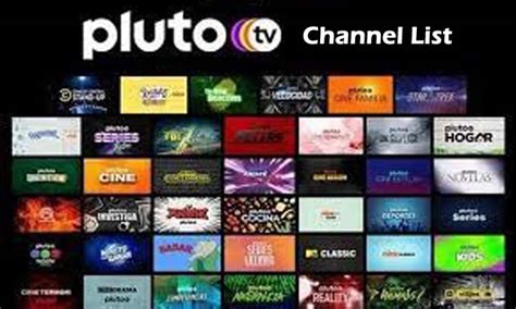 chanel luto|List of channels on Pluto TV (United States).